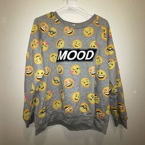 Very Cute Sweatshirt with Emojis